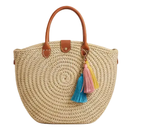 Straw Tote Bag